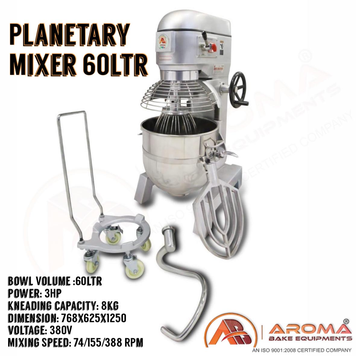 Planetary Mixer  60 LTR Heavy Duty